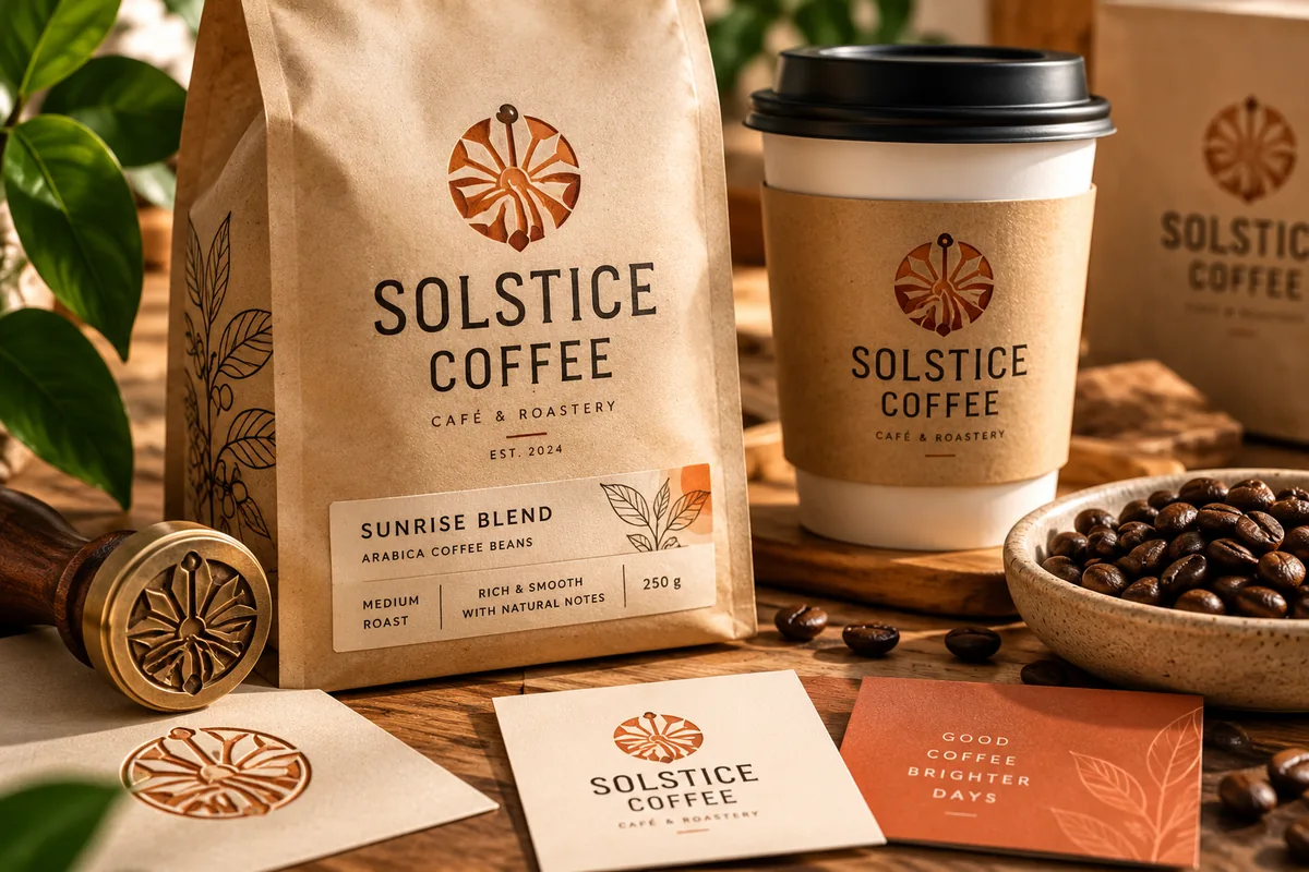 Solstice Coffee - Brand Identity & Packaging