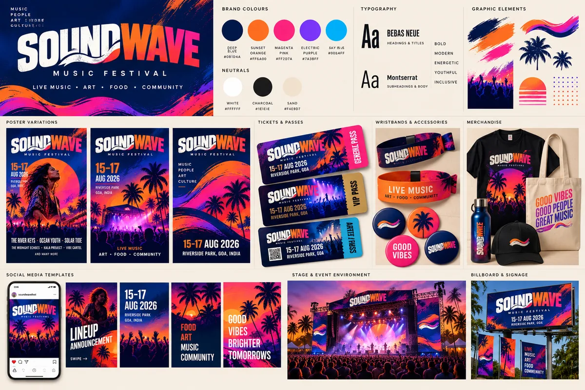 Soundwave Festival design exploration 1